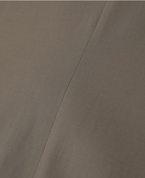 コットンキュプララチネノーカラーベスト 詳細画像 カーキグレー 6