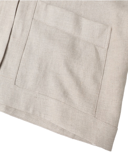 リネンオックスショートジャケット 詳細画像 ベージュ 13