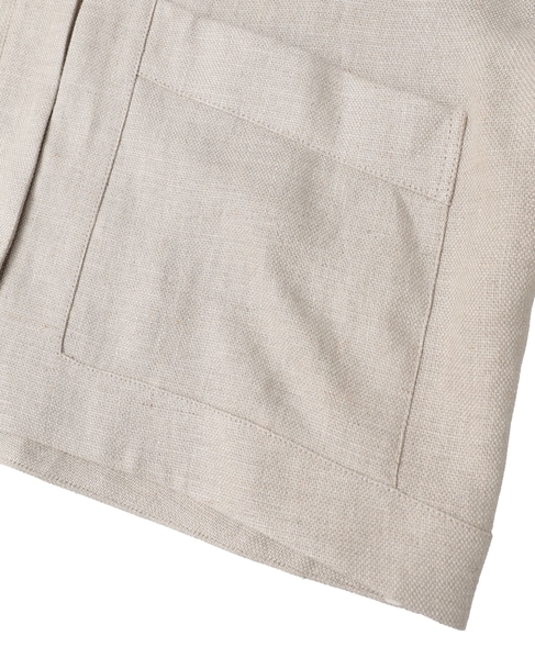 リネンオックスショートジャケット 詳細画像 ベージュ 9