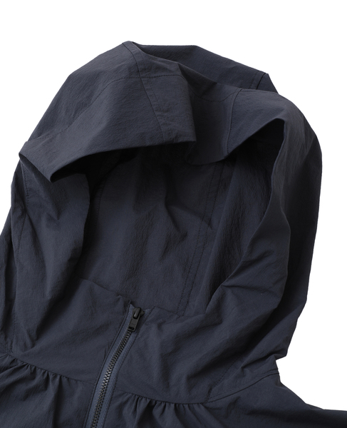 コットンナイロンワッシャーバルーンフーディーブルゾン 詳細画像 ネイビー 4