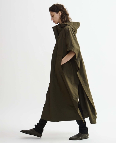 ポリエステルウォータープルーフポンチョ 詳細画像 カーキ 10