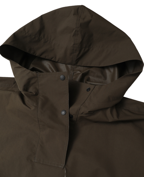 ポリエステルウォータープルーフポンチョ 詳細画像 カーキ 3