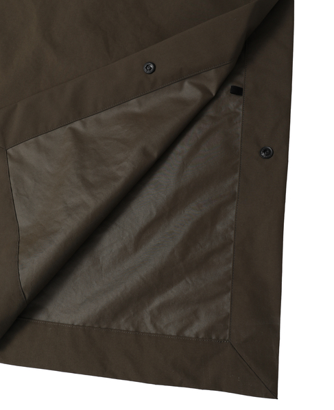 ポリエステルウォータープルーフポンチョ 詳細画像 カーキ 7
