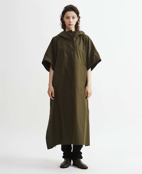 ポリエステルウォータープルーフポンチョ 詳細画像 カーキ 9