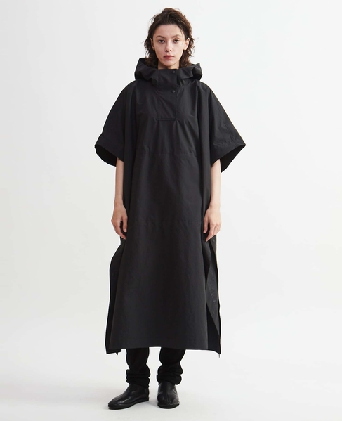 ポリエステルウォータープルーフポンチョ 詳細画像 ブラック 2