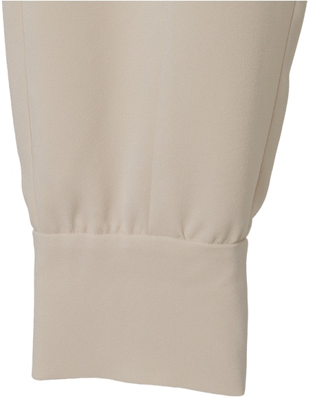 バックサテンジョーゼットジョガーパンツ 詳細画像 ライトベージュ 6