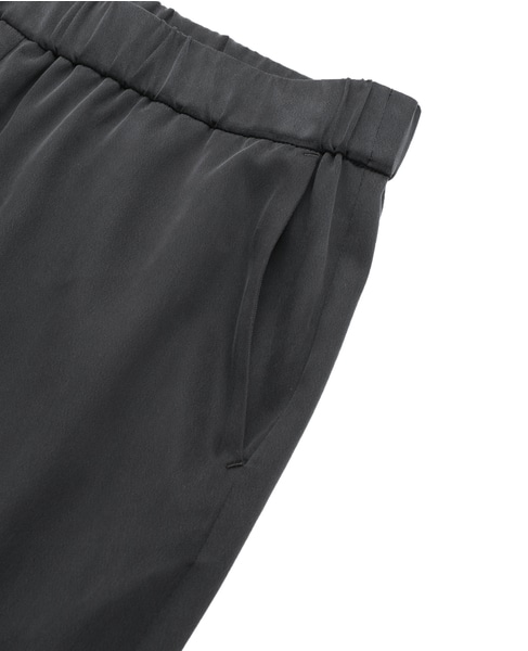 キュプラストレッチAラインパンツ 詳細画像 ブラック 14