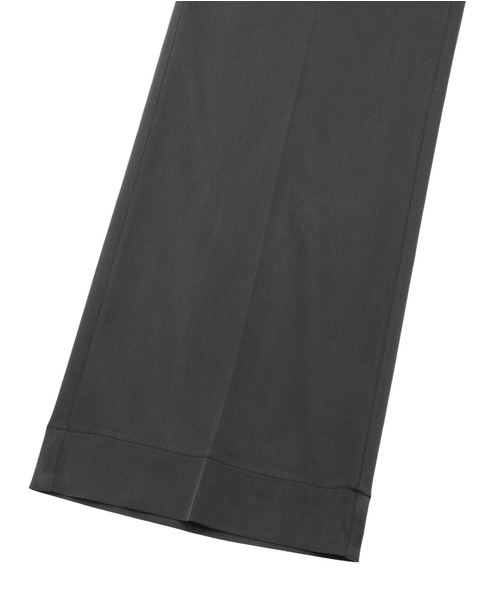 キュプラストレッチAラインパンツ 詳細画像 ブラック 15