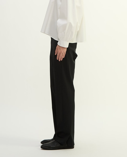 キュプラストレッチAラインパンツ 詳細画像 ブラック 3