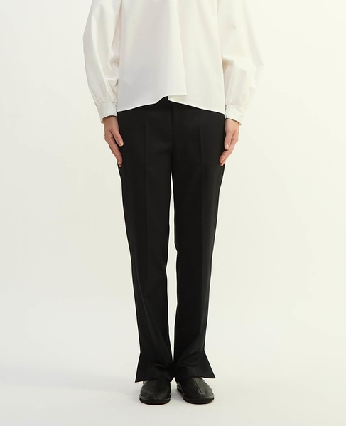 キュプラストレッチAラインパンツ 詳細画像 ブラック 7