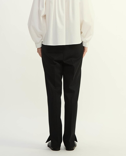 キュプラストレッチAラインパンツ 詳細画像 ブラック 9