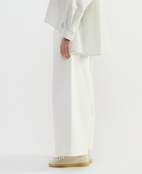 11.8ozデニムワイドパンツ 詳細画像 ホワイト 2