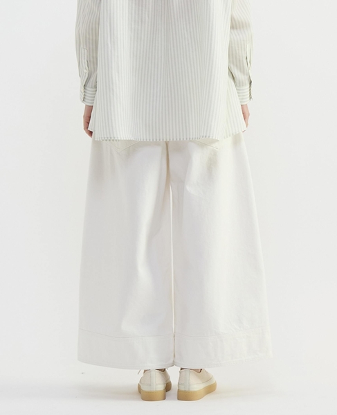 11.8ozデニムワイドパンツ 詳細画像 ホワイト 4