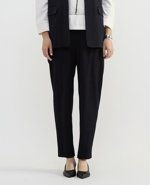 コットンキュプララチネテーパードパンツ 詳細画像 ネイビー 2