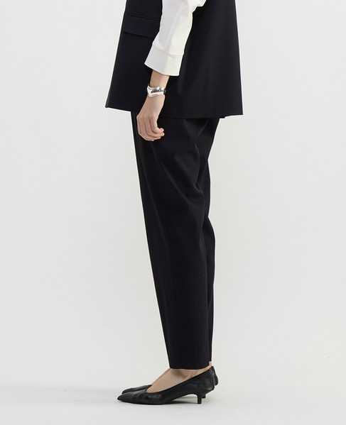 コットンキュプララチネテーパードパンツ 詳細画像 ネイビー 3