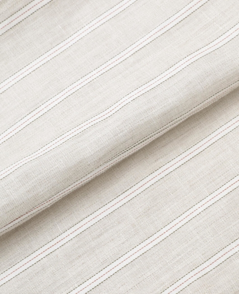 ヘンプコットンストライプストレートパンツ 詳細画像 ベージュ 9