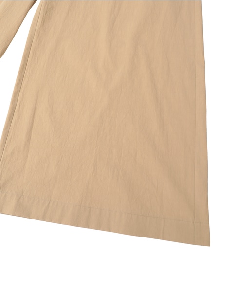 オーガニックコットンクレポンウエストゴムワイドパンツ 詳細画像 ベージュ 5