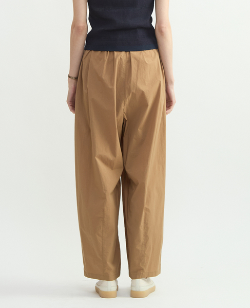 コットンナイロンワッシャータックイージーパンツ 詳細画像 キャメル 10