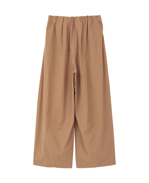 コットンナイロンワッシャータックイージーパンツ 詳細画像 キャメル 2