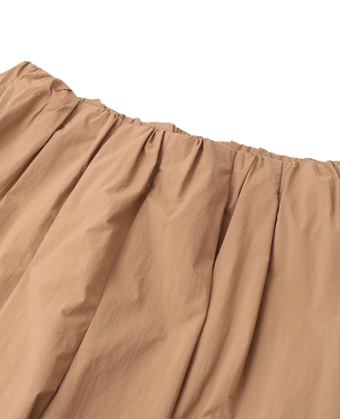 コットンナイロンワッシャータックイージーパンツ 詳細画像 キャメル 3