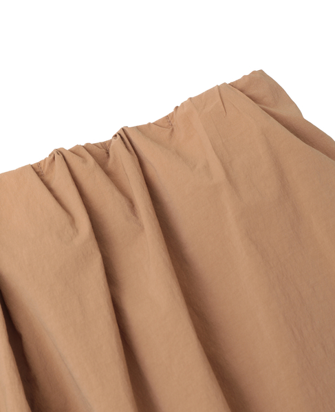 コットンナイロンワッシャータックイージーパンツ 詳細画像 キャメル 4