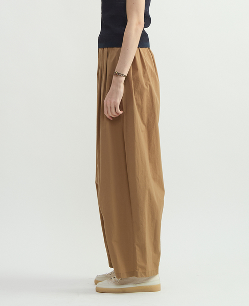 コットンナイロンワッシャータックイージーパンツ 詳細画像 キャメル 9