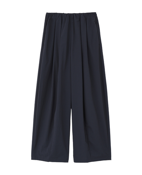 コットンナイロンワッシャータックイージーパンツ 詳細画像 ネイビー 1