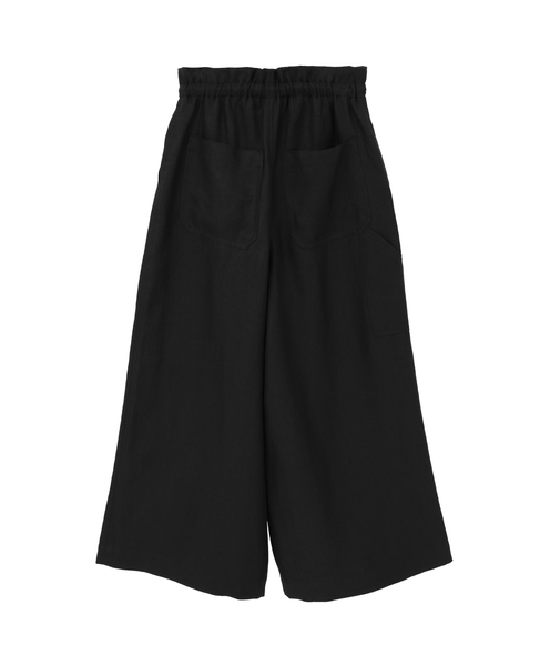 高密度ツイルジャパンリネンカーペンターパンツ 詳細画像 ブラック 2