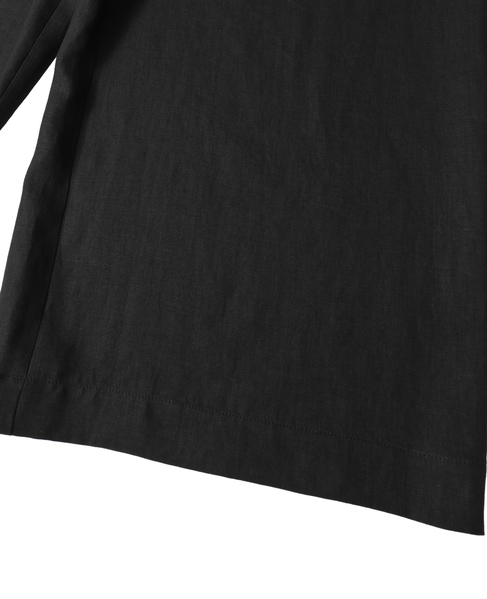 高密度ツイルジャパンリネンカーペンターパンツ 詳細画像 ブラック 7