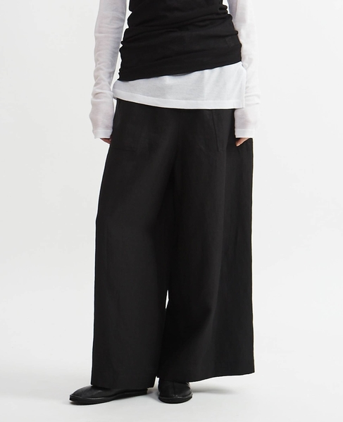 高密度ツイルジャパンリネンカーペンターパンツ 詳細画像 ブラック 9