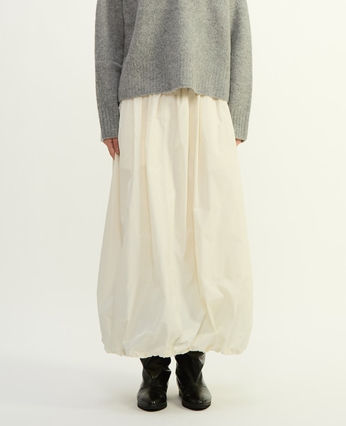 マイクロタフタバルーンスカート 詳細画像 アイボリー 3