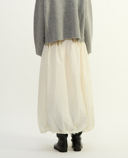 マイクロタフタバルーンスカート 詳細画像 アイボリー 5