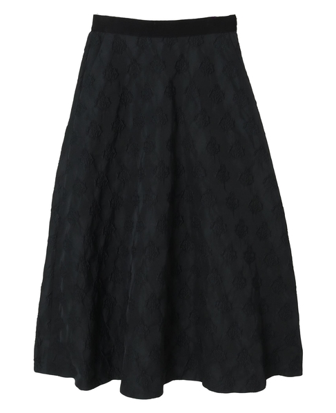 オーナメントJQAラインフレアスカート 詳細画像 ブラック 1