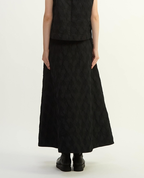 オーナメントJQAラインフレアスカート 詳細画像 ブラック 10