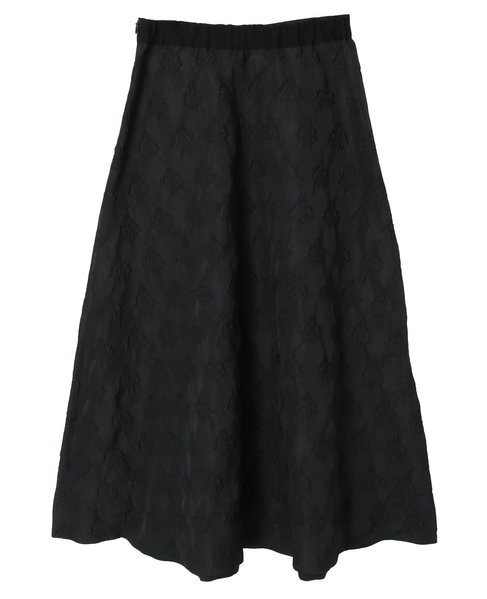 オーナメントJQAラインフレアスカート 詳細画像 ブラック 2