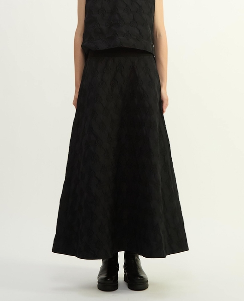 オーナメントJQAラインフレアスカート 詳細画像 ブラック 8