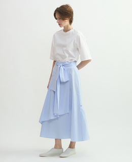 オーガニックタイプライターラップ風スカート