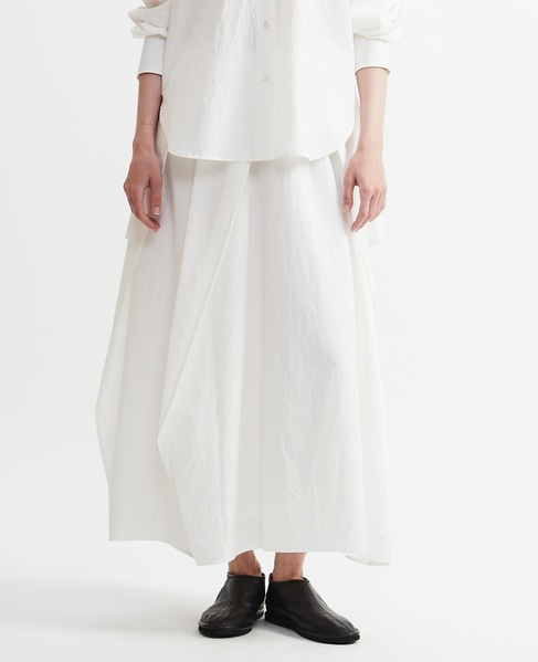 ハイカウントタイプライター/ストライプバルーンスカート 詳細画像 ホワイト 2