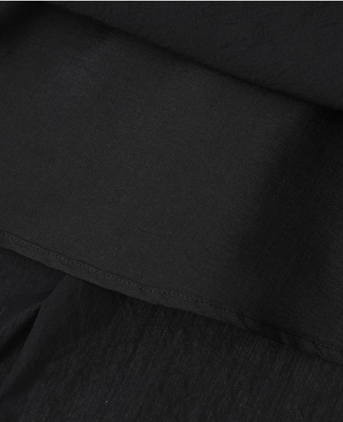 ハイカウントタイプライター/ストライプバルーンスカート 詳細画像 ブラック 6