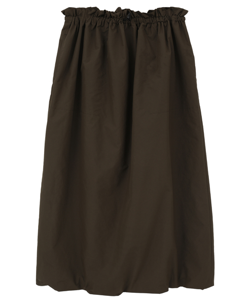 ポリエステルウォータープルーフバルーンスカート 詳細画像 カーキ 1