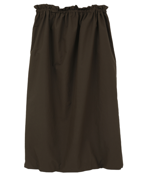 ポリエステルウォータープルーフバルーンスカート 詳細画像 カーキ 2