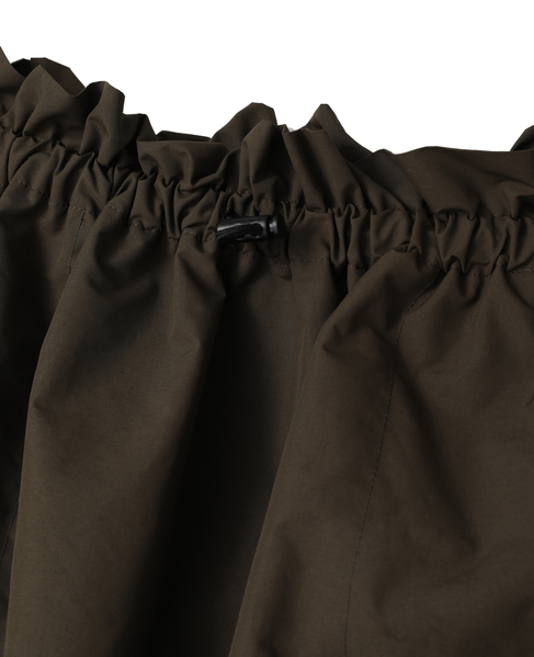 ポリエステルウォータープルーフバルーンスカート 詳細画像 カーキ 3