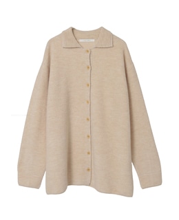 BONDパイルニットシャツカーディガン
