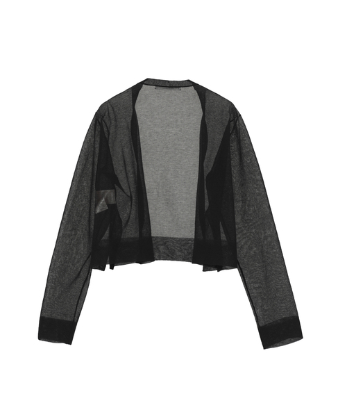 LOSEYショートカーディガン 詳細画像 ブラック 2