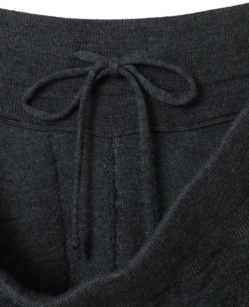 BONDパイルニットパンツ 詳細画像 チャコールグレー 6