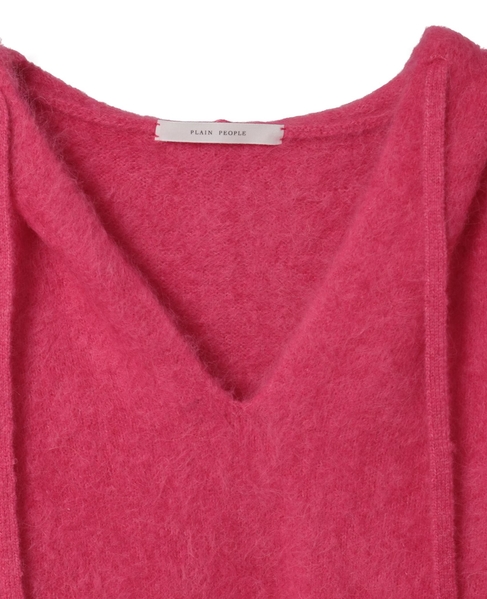 MONAアルパカショートフーディー 詳細画像 ピンク 3