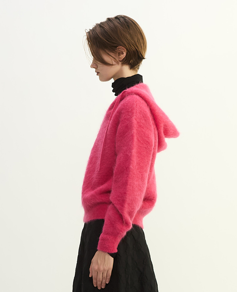 MONAアルパカショートフーディー 詳細画像 ピンク 8