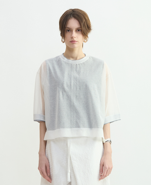 LOSEYクロップドプルオーバー 詳細画像 ホワイト 2