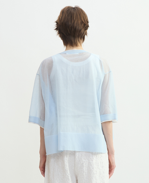 LOSEYクロップドプルオーバー 詳細画像 ブルー 4