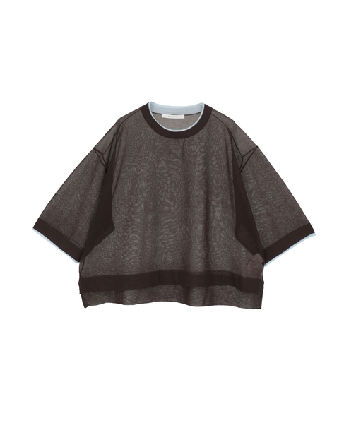LOSEYクロップドプルオーバー 詳細画像 ブラウン 1